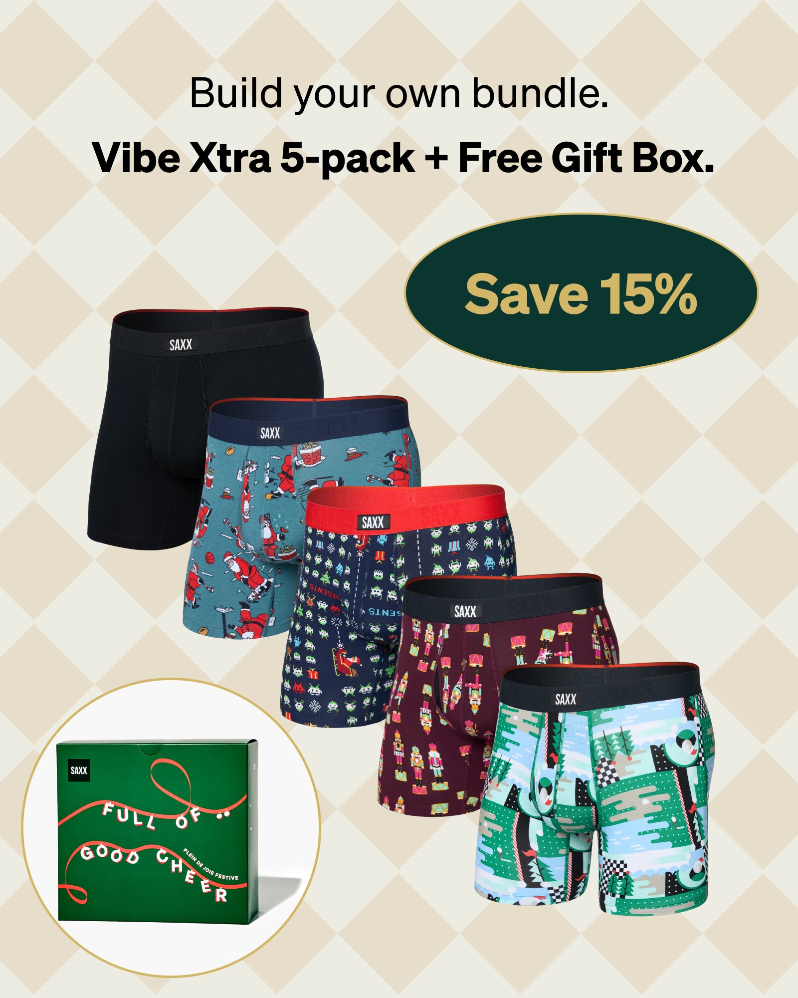Build Your Own Vibe Xtra Holiday Gift Box (5 Pack)