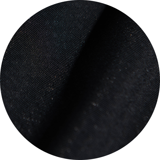 Close up photo of black mesh fabric