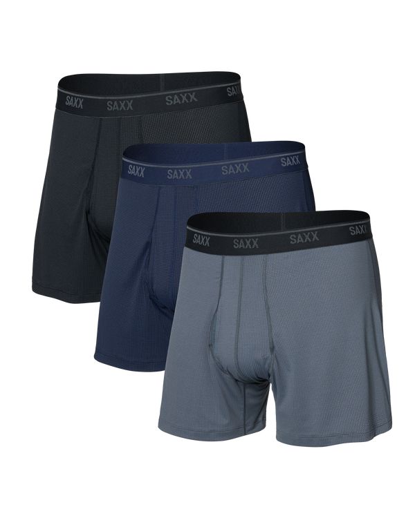 Quest Loose Fit Boxer 3-Pack in Assorted Colors