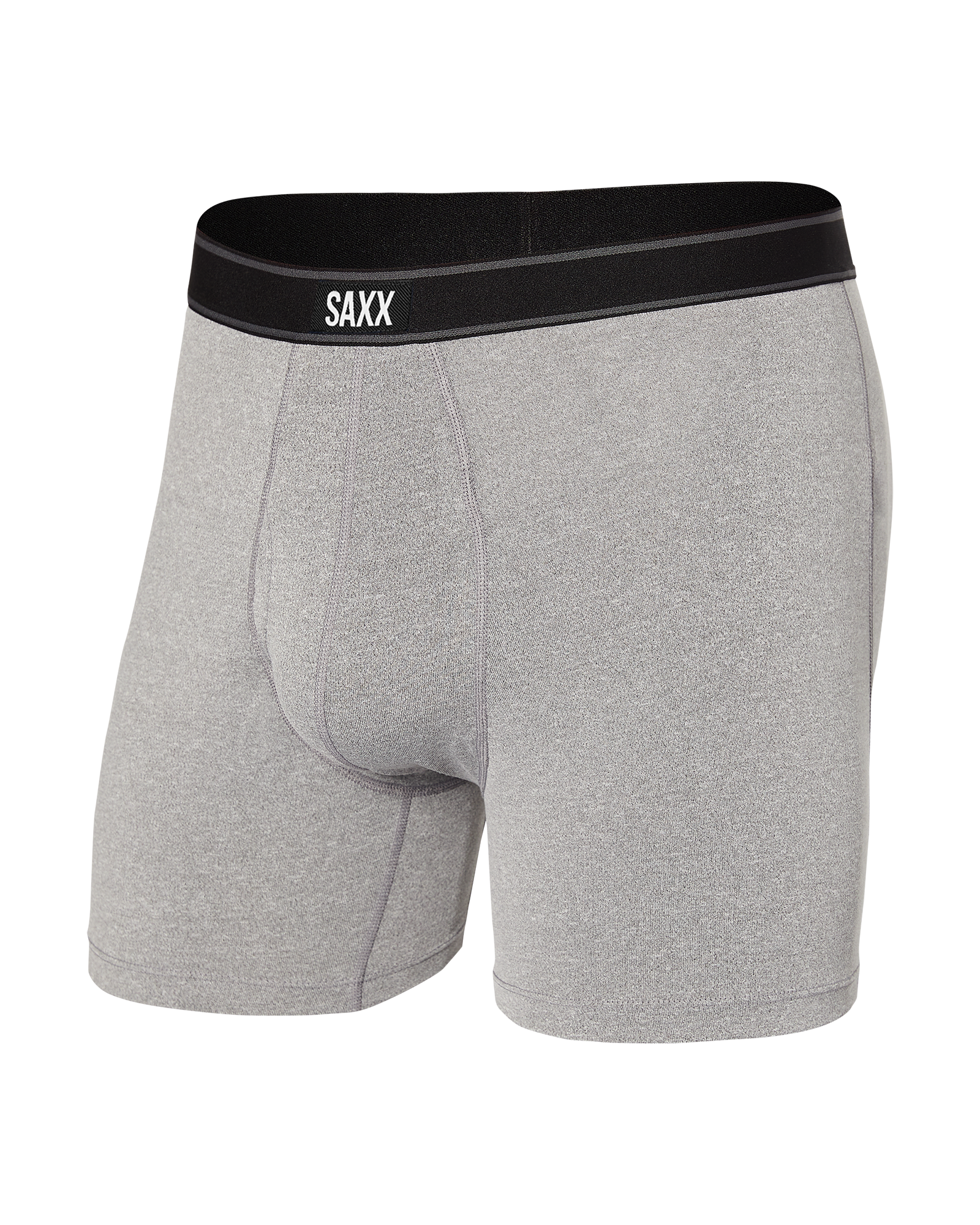 Front of Daytripper Boxer Brief Fly in Grey Heather