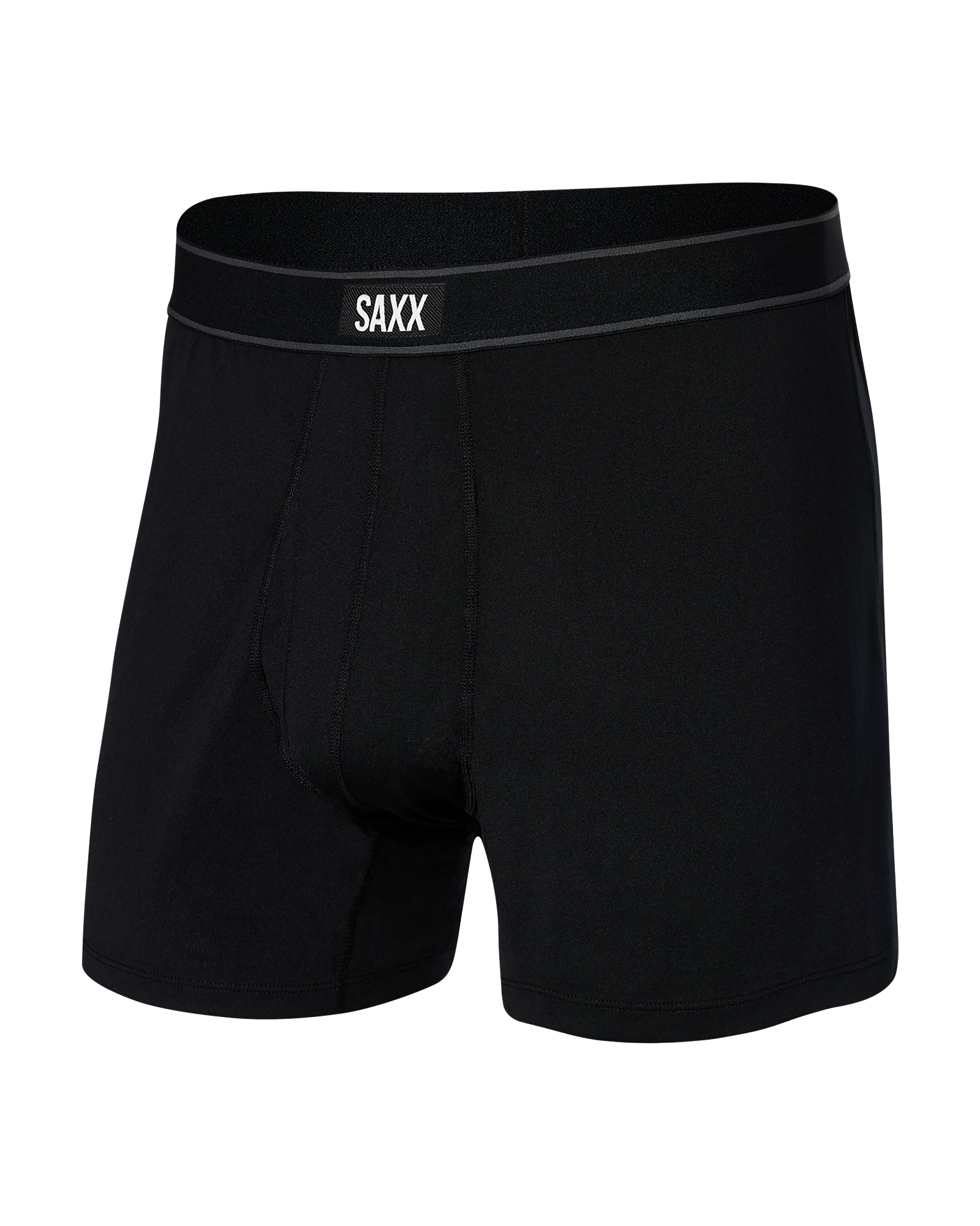 Front of Daytripper Loose Boxer Fly in Black