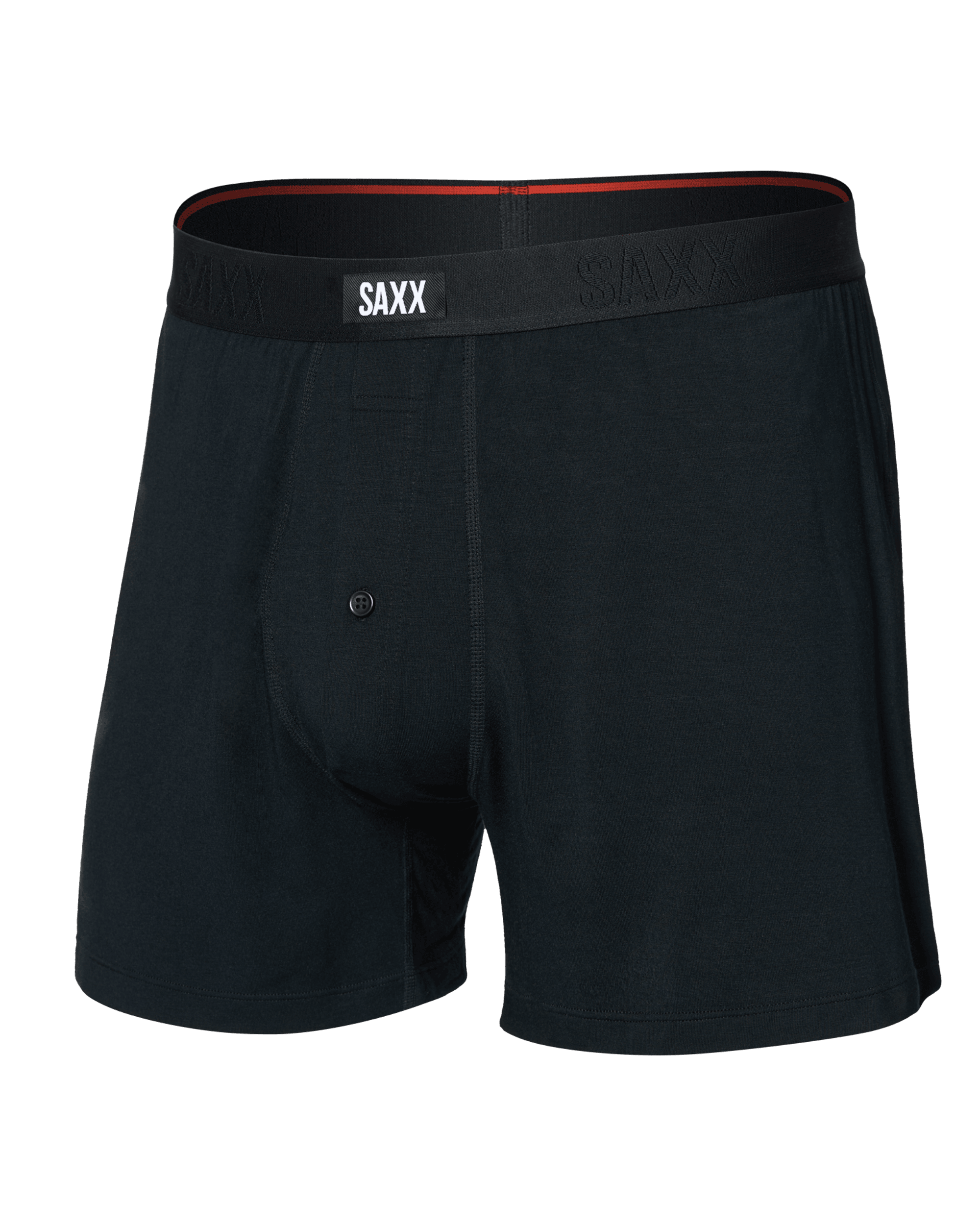 Front of Snooze Sleep Boxer Short in Black