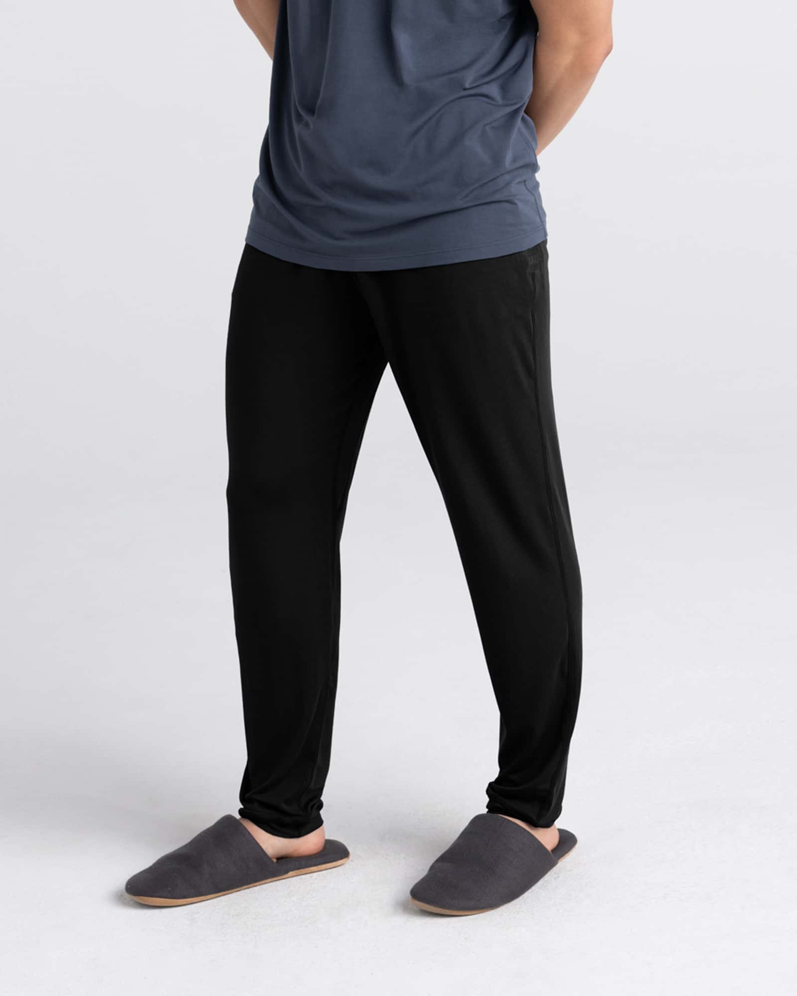 Front - Model wearing Snooze Pant in Black