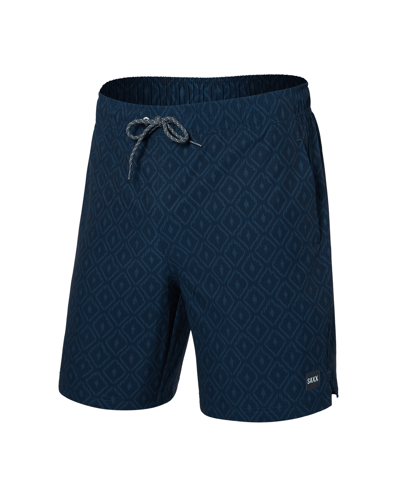 Multi Sport 2N1 Short Ikat Check Navy SAXX Underwear