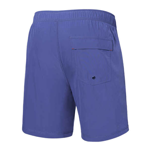 Back of Oh Buoy 2N1 Swim Trunk 7" in Marlin