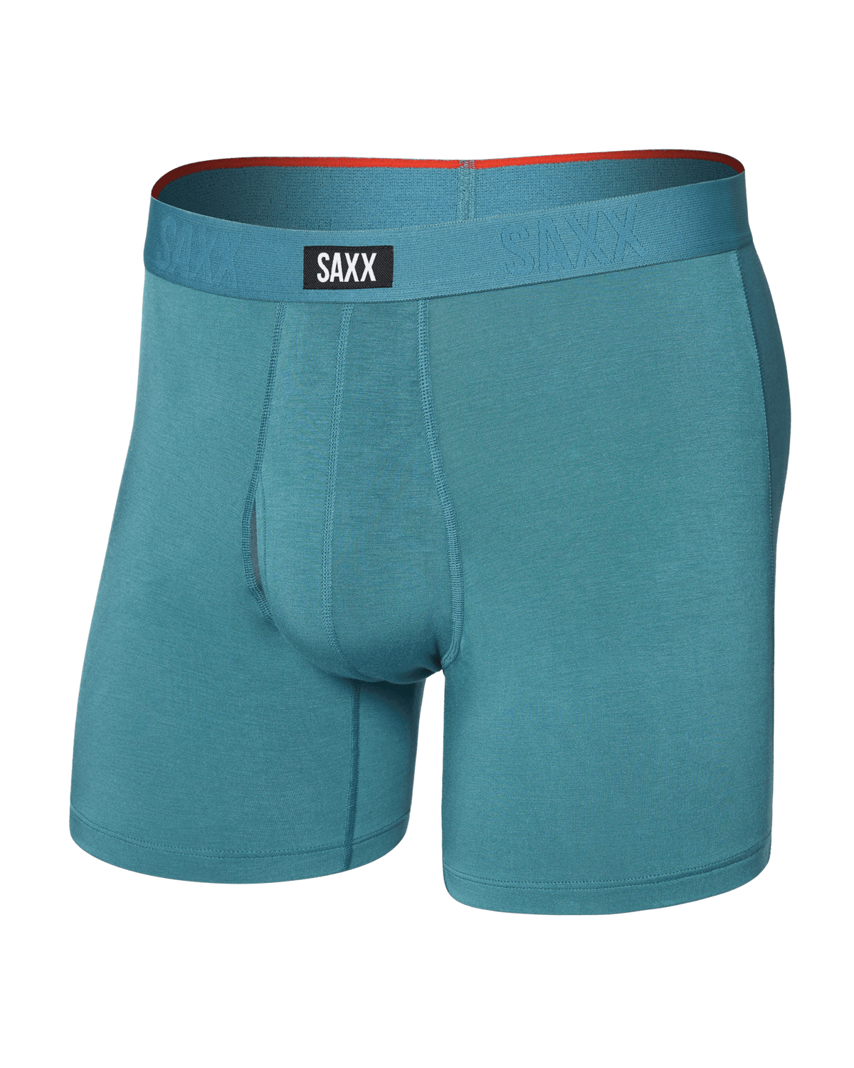 Front of Vibe Xtra Soft Comfort Boxer Brief Fly in Seascape