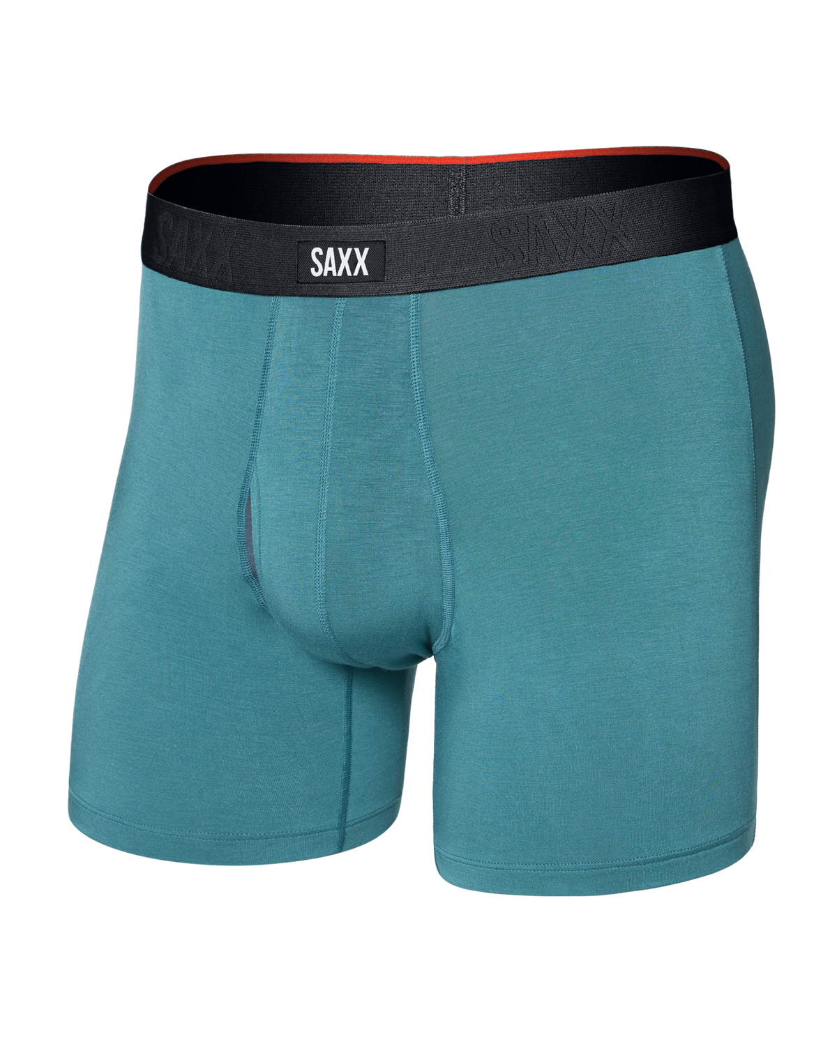 Front of Vibe Xtra Soft Comfort Boxer Brief Fly in Seascape