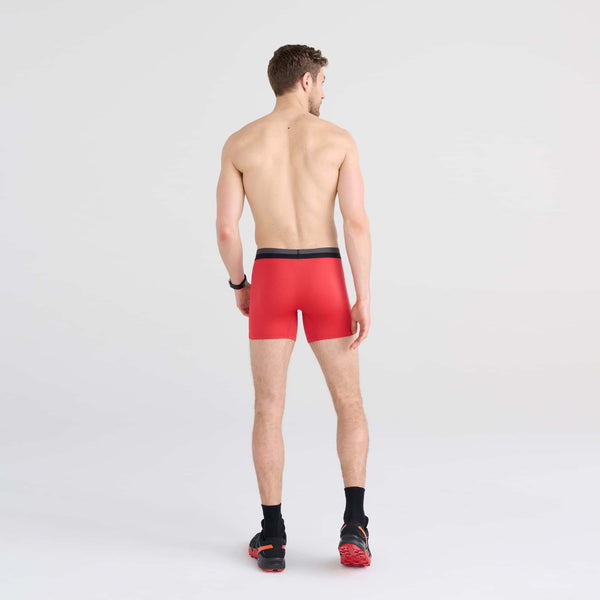 Back - Model wearing Sport Mesh 3-Pack Boxer Brief in Sunset/Stone/Black