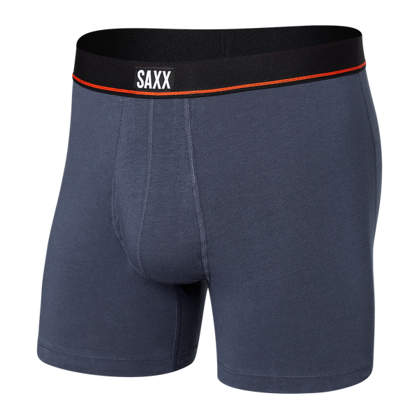 NWT SAXX 'Ultra' Stretch Boxer Briefs - Blue Paint Can & Navy Size
