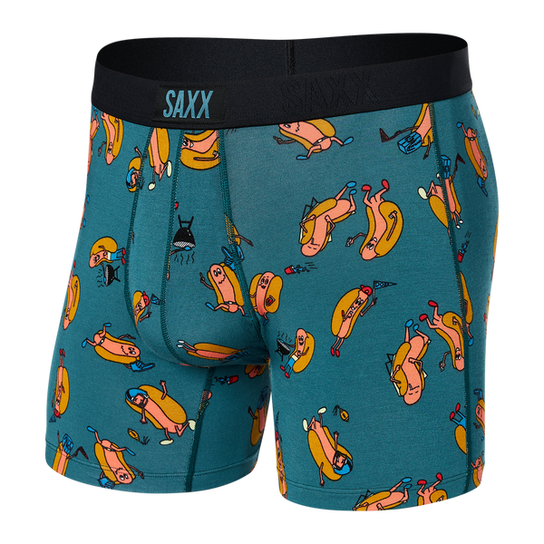 Vibe Boxer Brief - Tailgaters- Teal