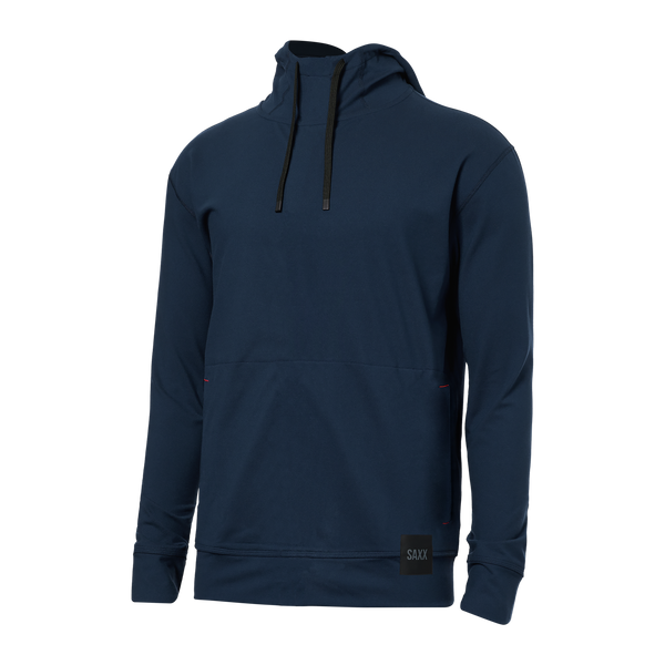 Front of Trailzer Core Hoodie in Midnight Blue