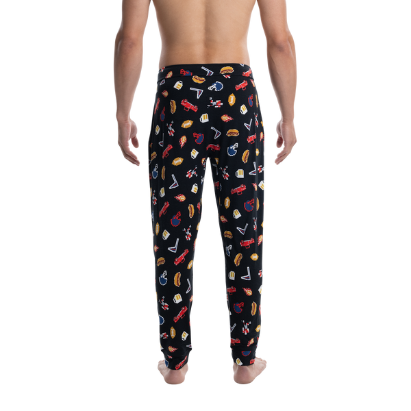 Mens Multi-Pack 100% Cotton Knit Boxers Pajama Bottoms - Sleep/Lounge Shorts