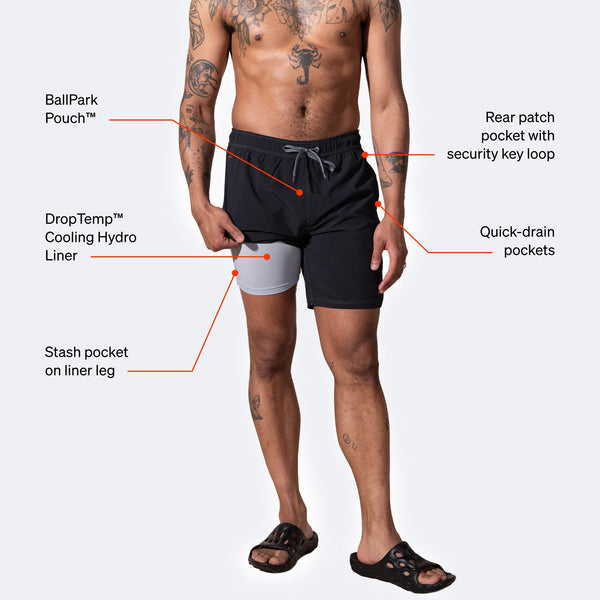 Oh Buoy 2N1 Volley Short - Men's Swimwear – SAXX Underwear Canada