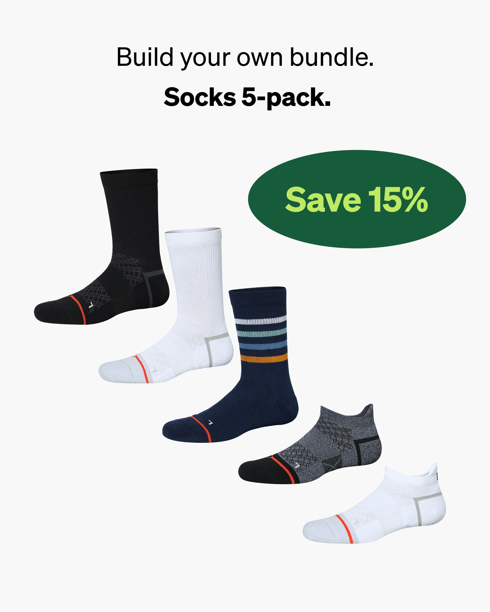 Build Your Own Socks (5 Pack)