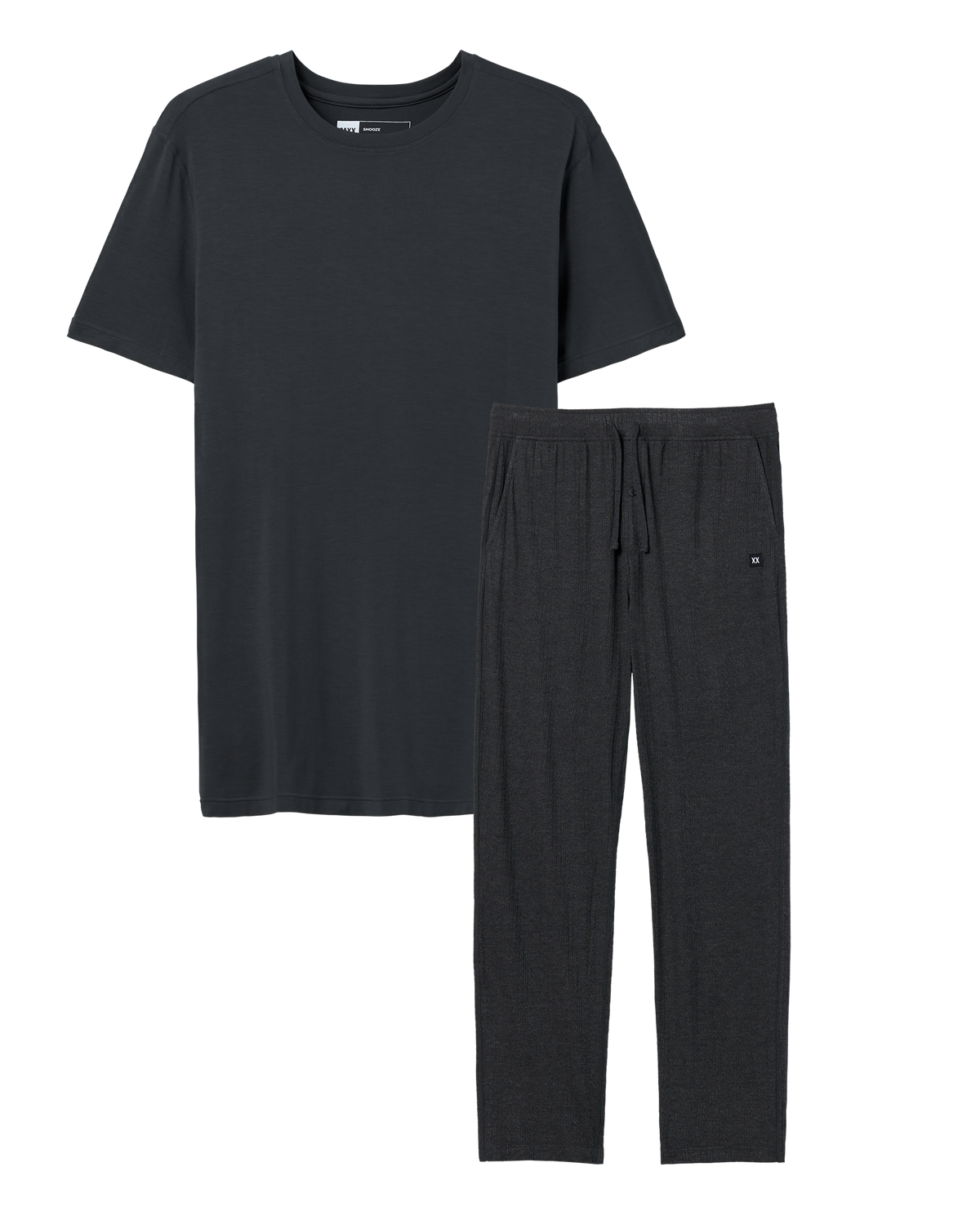 Front of Snooze Cabin Luxe Gift Set in Washed Black