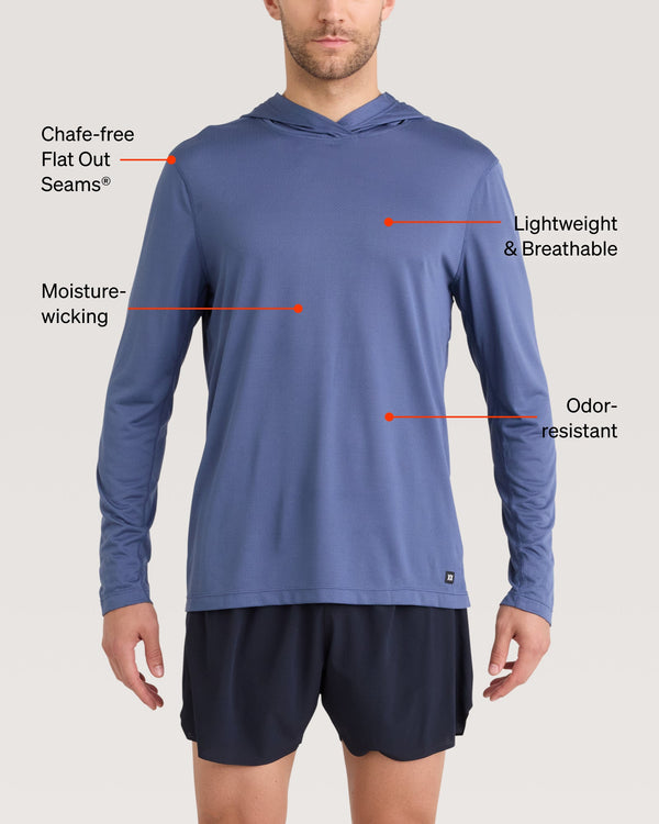 SAXX Underwear Multi-Sport Mesh Hoodie technology graphic