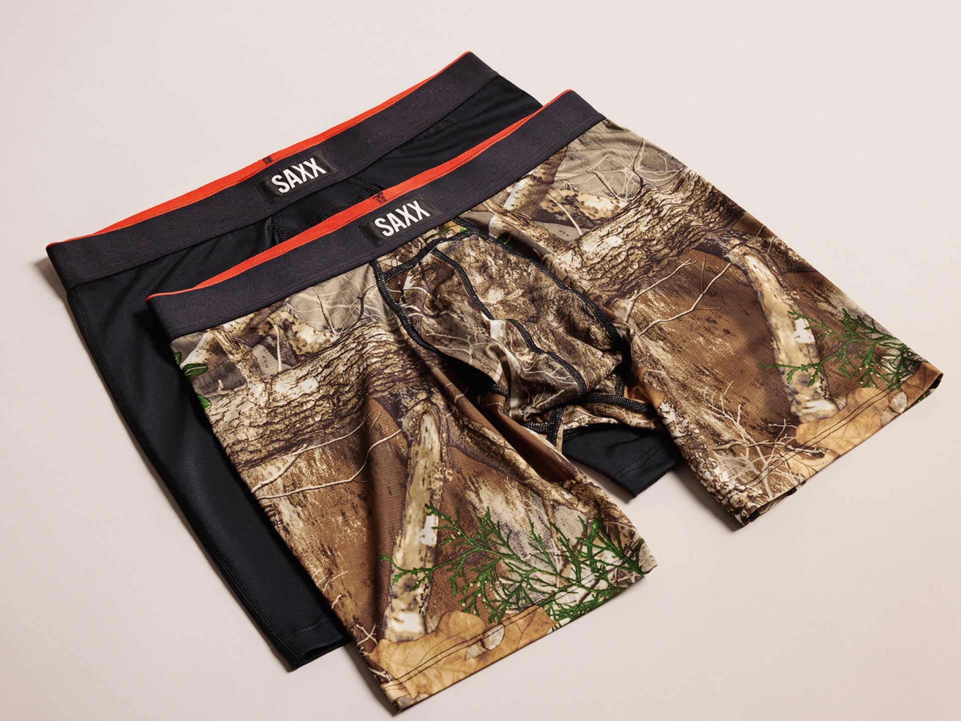 SAXX x RealTree Collab print boxer briefs