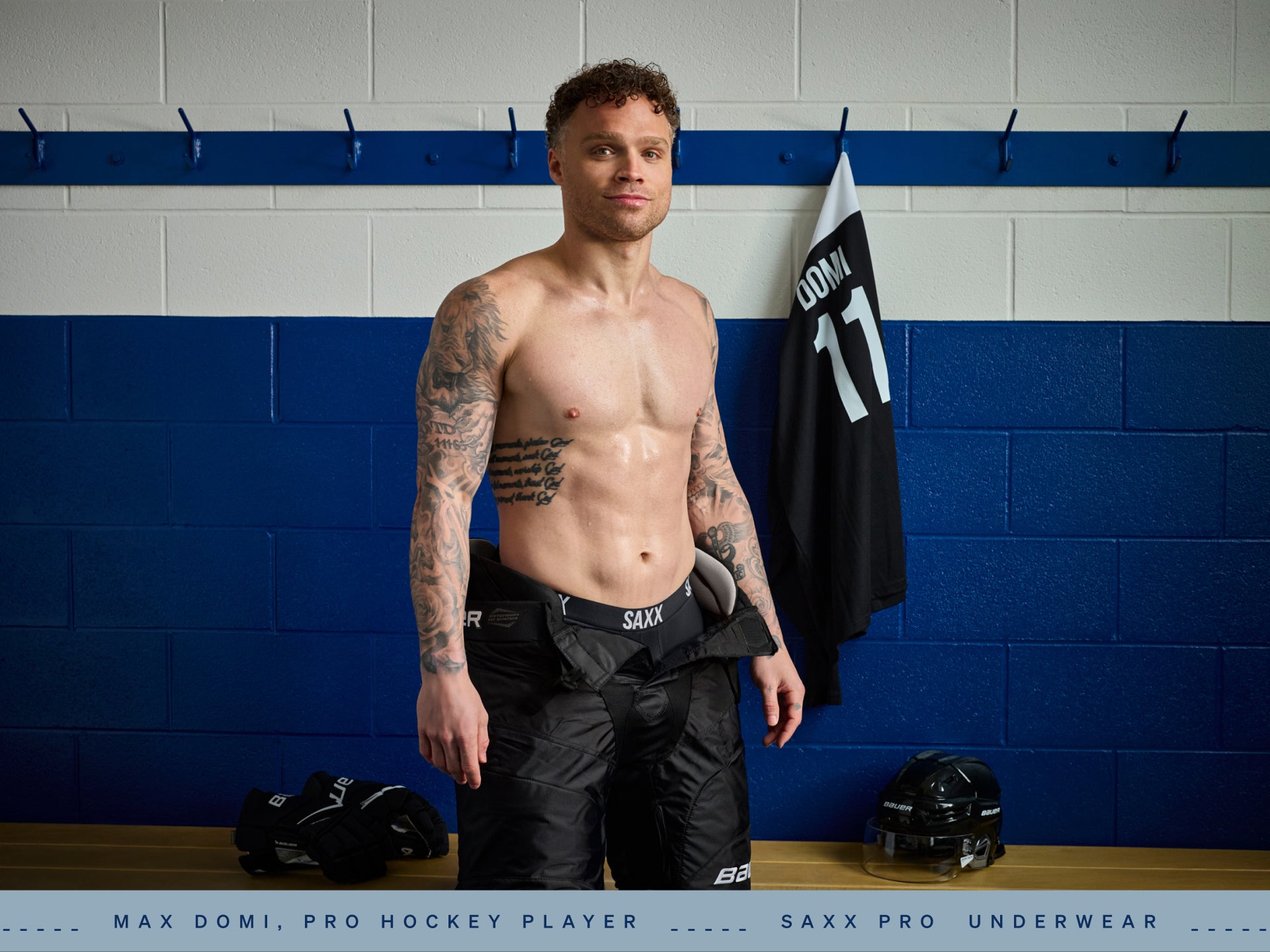 SAXX Gamechanger and Professional Hockey Player Max Domi.