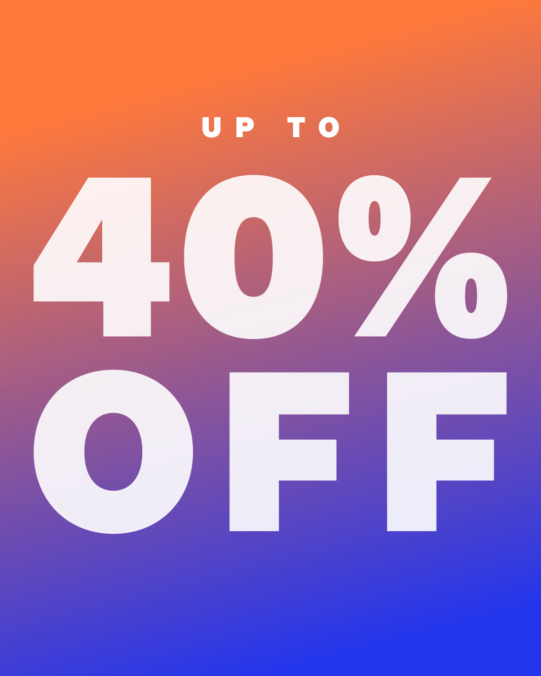 Up to 40% off Endless Summer Sale