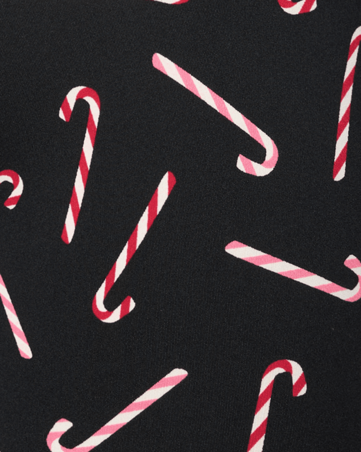 Swatch of Candy Cane/Red/Black