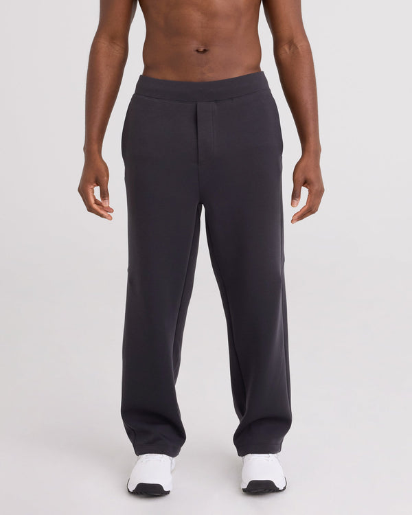 Front - Model wearing Phase Pants in Faded Black