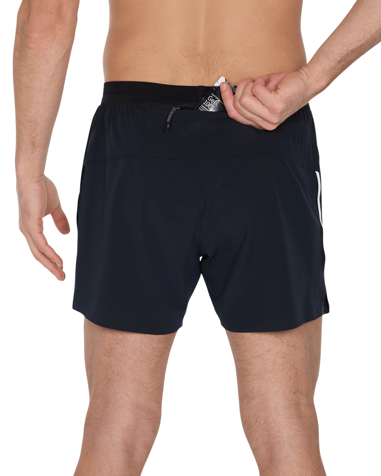 Technical Feature of Race Pace 2N1 Run Short 5" in Black