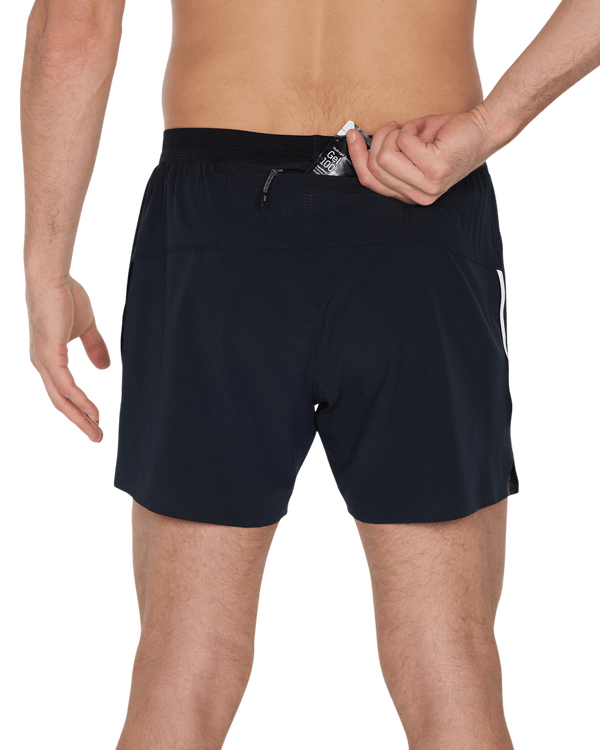 Technical Feature of Race Pace 2N1 Run Short 5" in Black