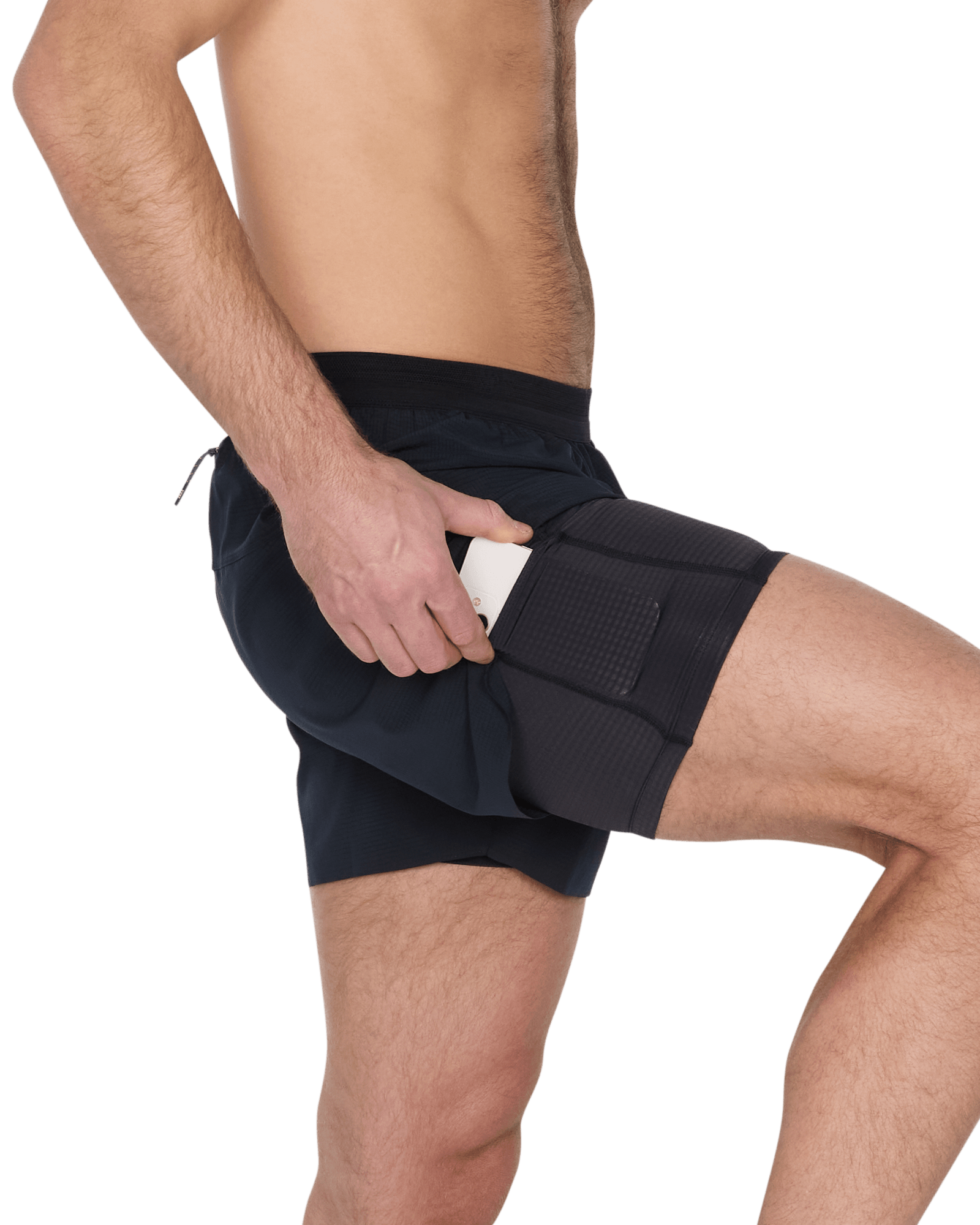 Race Pace 2N1 Running Short - Black | SAXX Underwear
