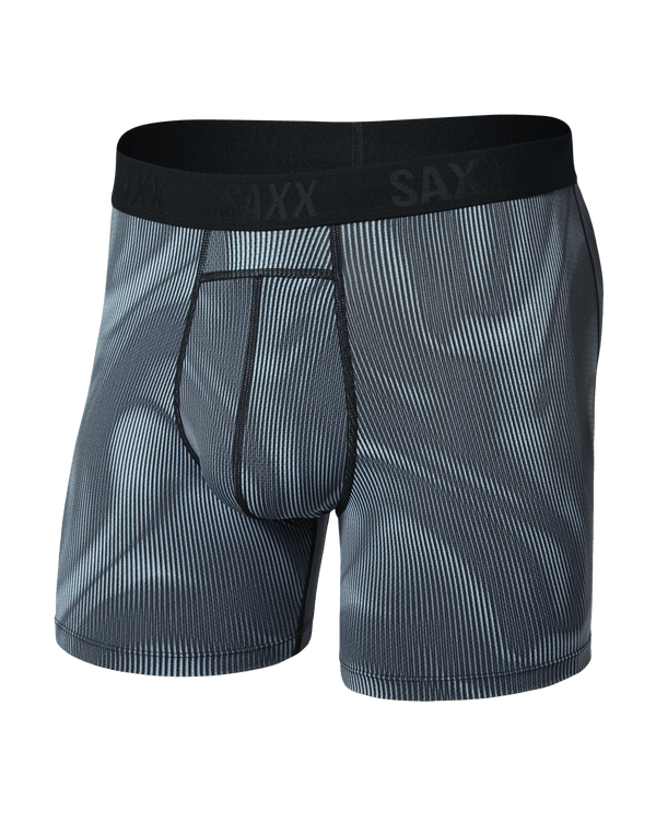 Front of Smooth Flex Light Compression Boxer Brief in Smoke Camo-Deep Navy