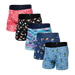 DropTemp Cooling Cotton Boxer Brief 5-Pack in Assorted Prints