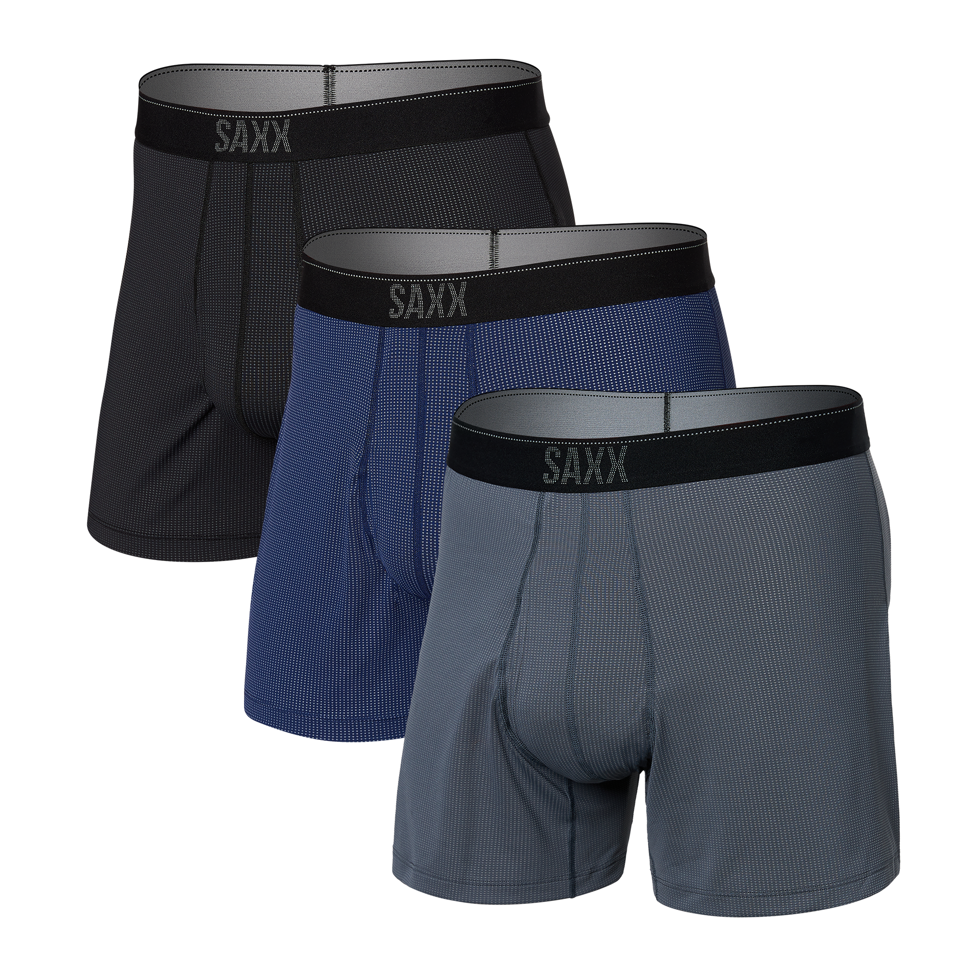 Quest Loose Fit Boxer 3-Pack in Assorted Colors