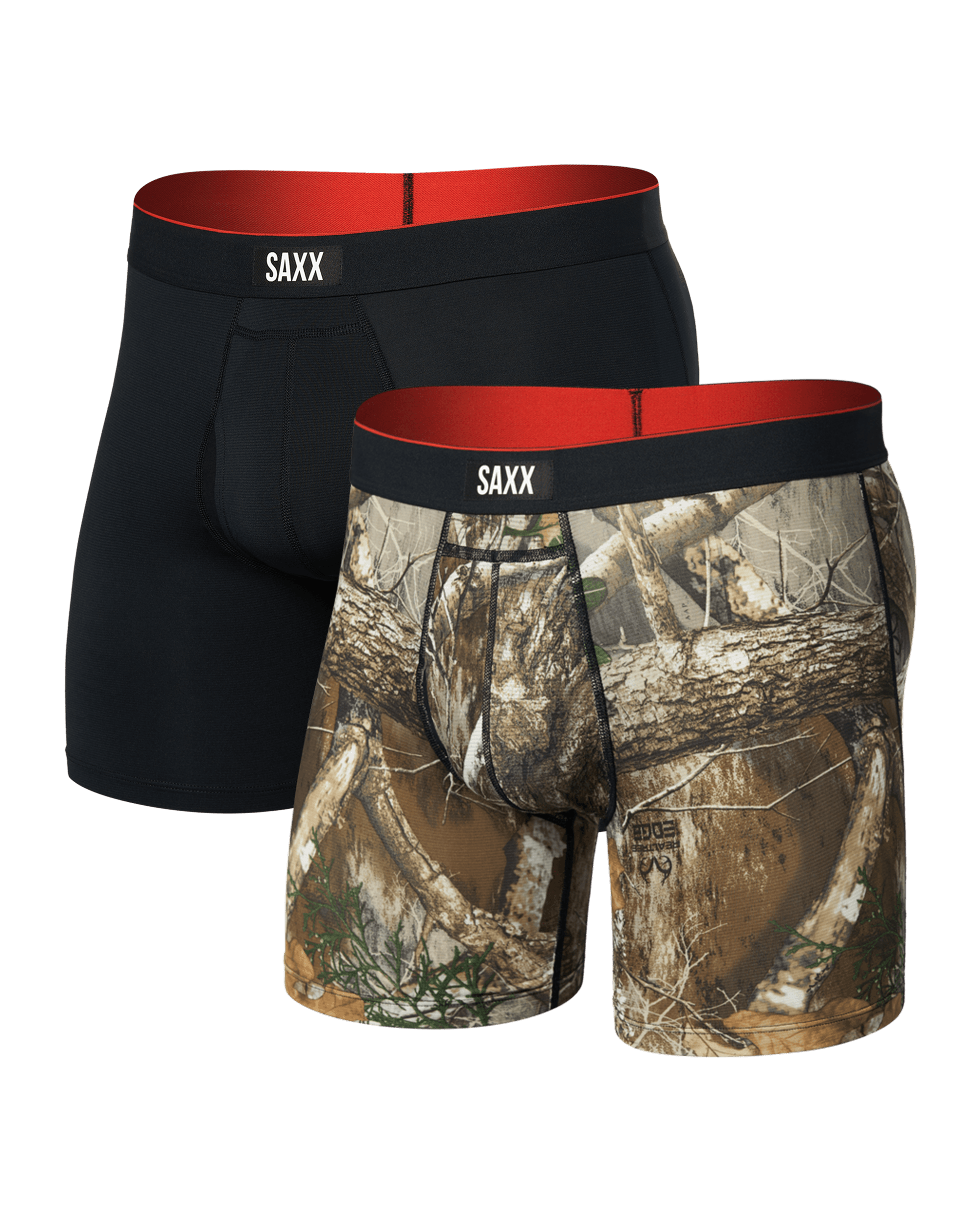 Multi-Sport Mesh Performance Boxer Brief - Realtree Edge/Black
