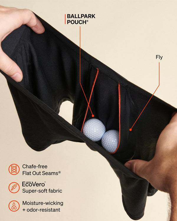 SAXX Underwear Ultra Super Soft Boxer Brief BallPark Pouch technology graphic