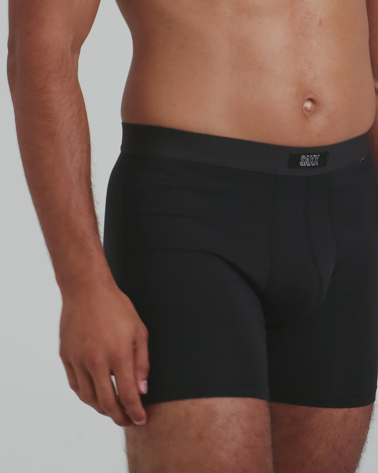Video of model wearing 24Seven Cotton Boxer Brief