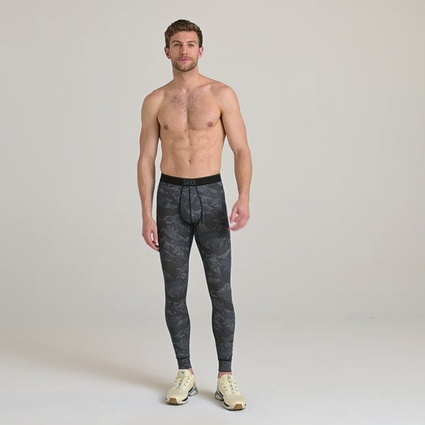 Model wearing Quest Baselayer Tight Fly