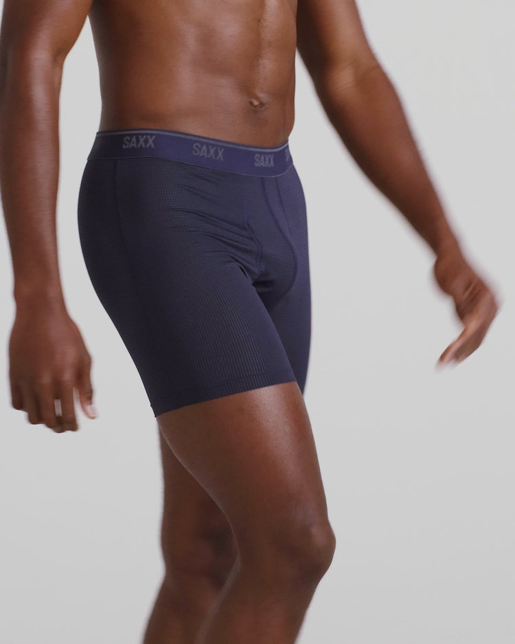 Video of Model wearing Quest Quick-Dry Mesh Boxer Brief