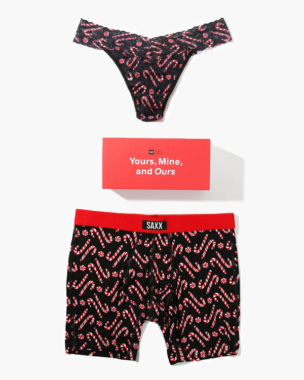 SAXX Vibe Xtra Boxer Brief and Hanky Panky Original Rise Thong in Mint Condition
