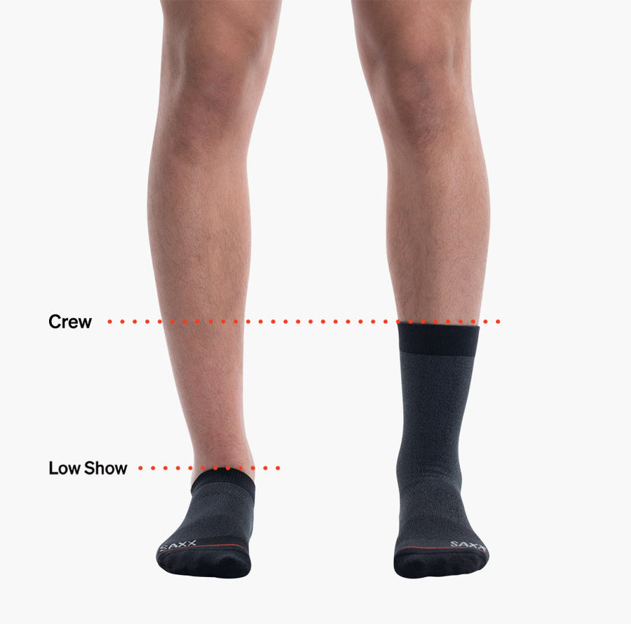 Ball Lock Performance Crew Sock White SAXX Underwear