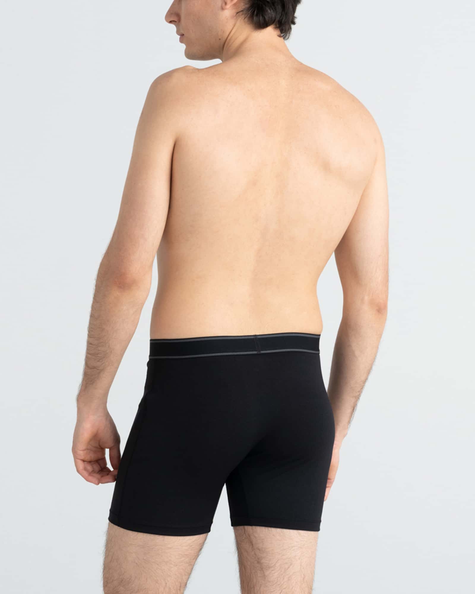 Daytripper Comfort Stretch Boxer Brief - Black/Navy | SAXX Underwear