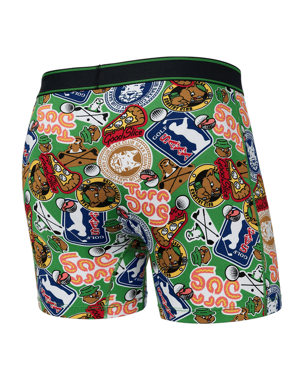 Back of Daytripper Boxer Brief in Gopher It- Outfield Green