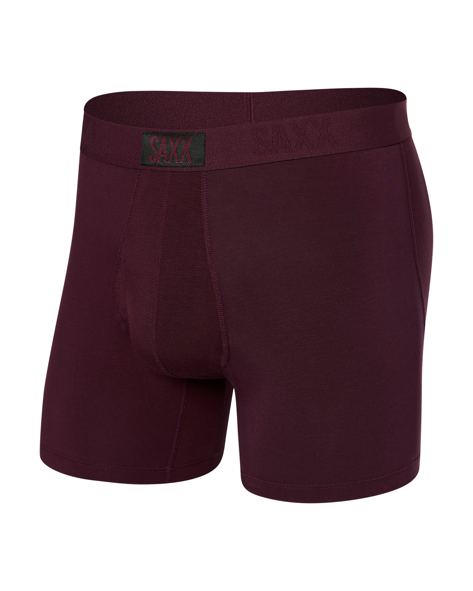 Front of Ultra Super Soft Boxer Brief in Burnt Plum