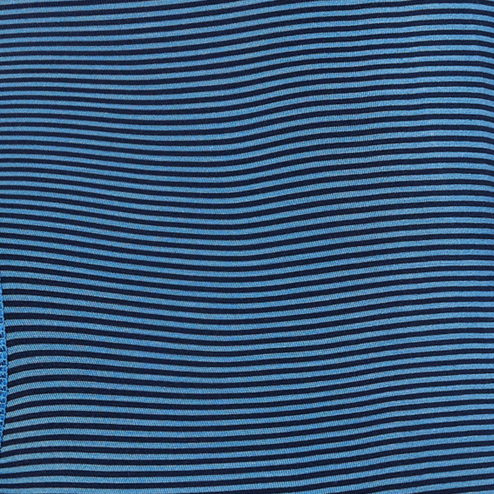 Swatch of Mini Stripe- Granada Sky