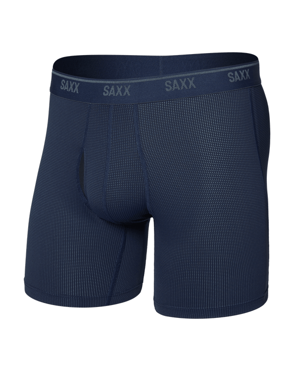 Front of  Quest Quick-Dry Mesh Boxer Brief Fly in Maritime