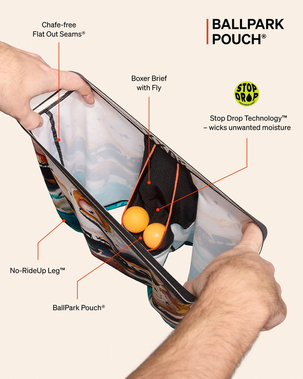 SAXX Underwear Volt Breathable Mesh Boxer Brief BallPark Pouch technology graphic