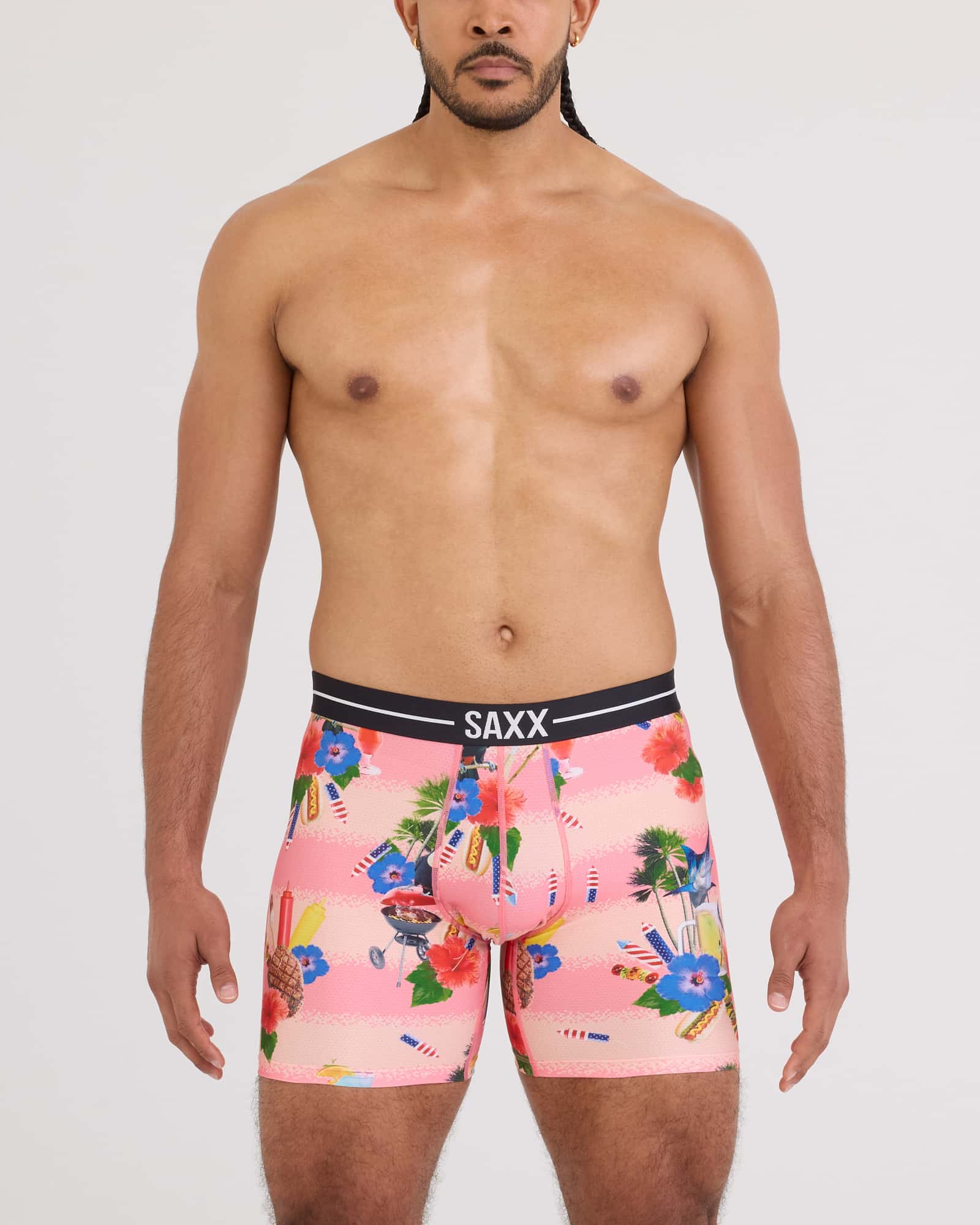 Volt Breathable Mesh Boxer Brief - Summer Blowout-Peach | SAXX