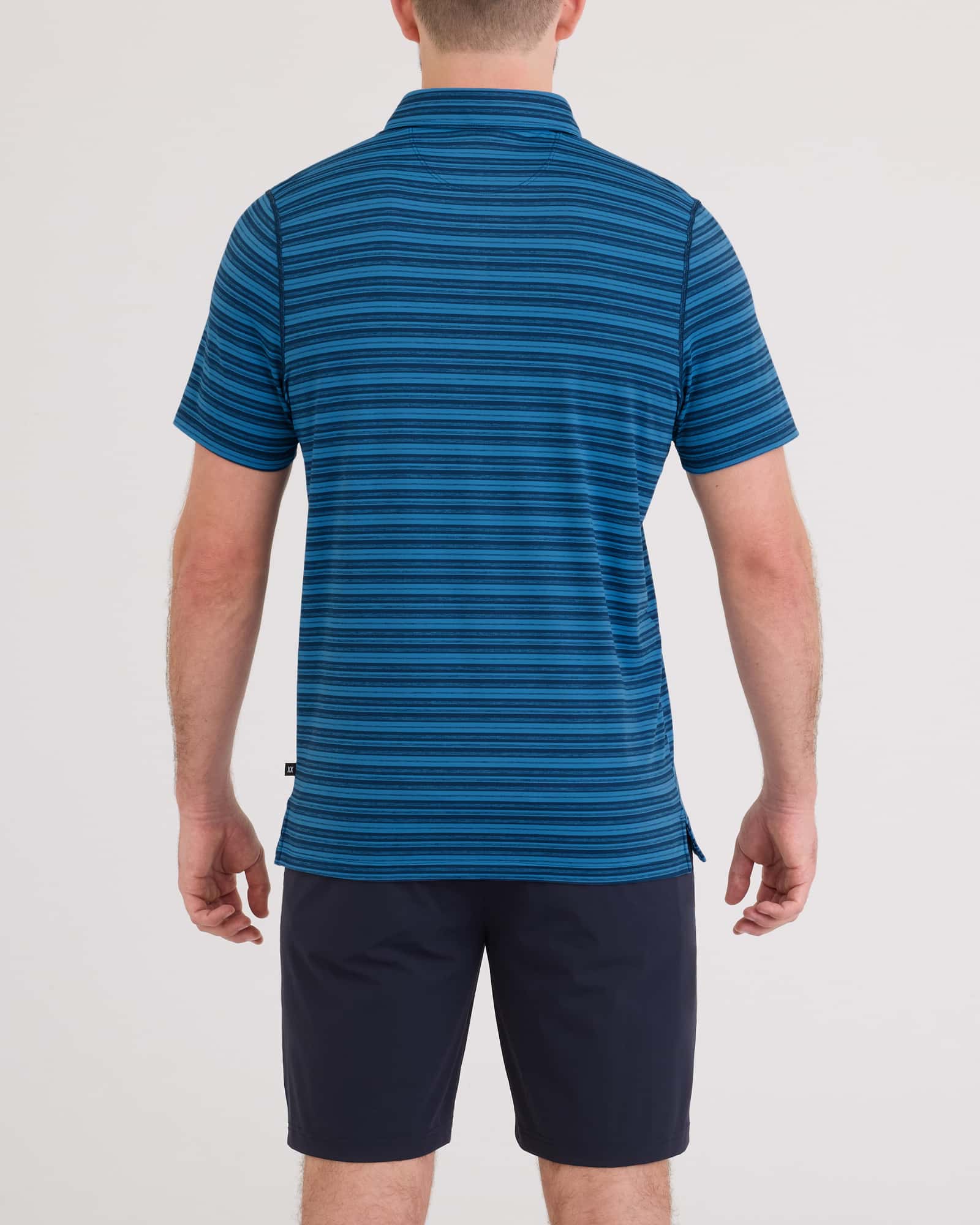 トップス polo flexwitme DropTemp® All Day Cooling Polo - Palm Toile-Mint | SAXX Underwear