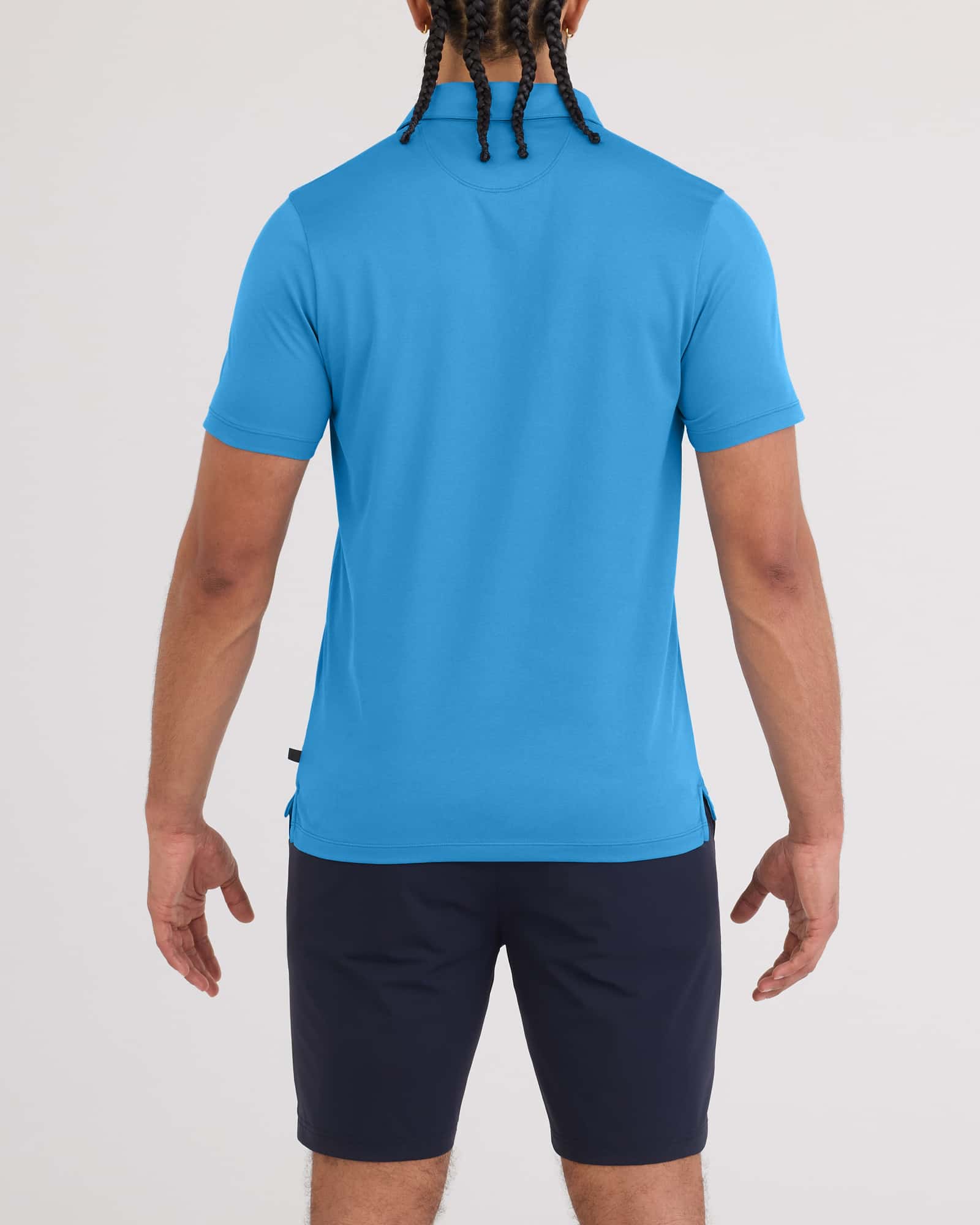 DropTemp® All Day Cooling Polo - Turbulence Heather | SAXX Underwear