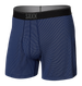 Front of Quest Loose Boxer Fly in Midnight Blue II