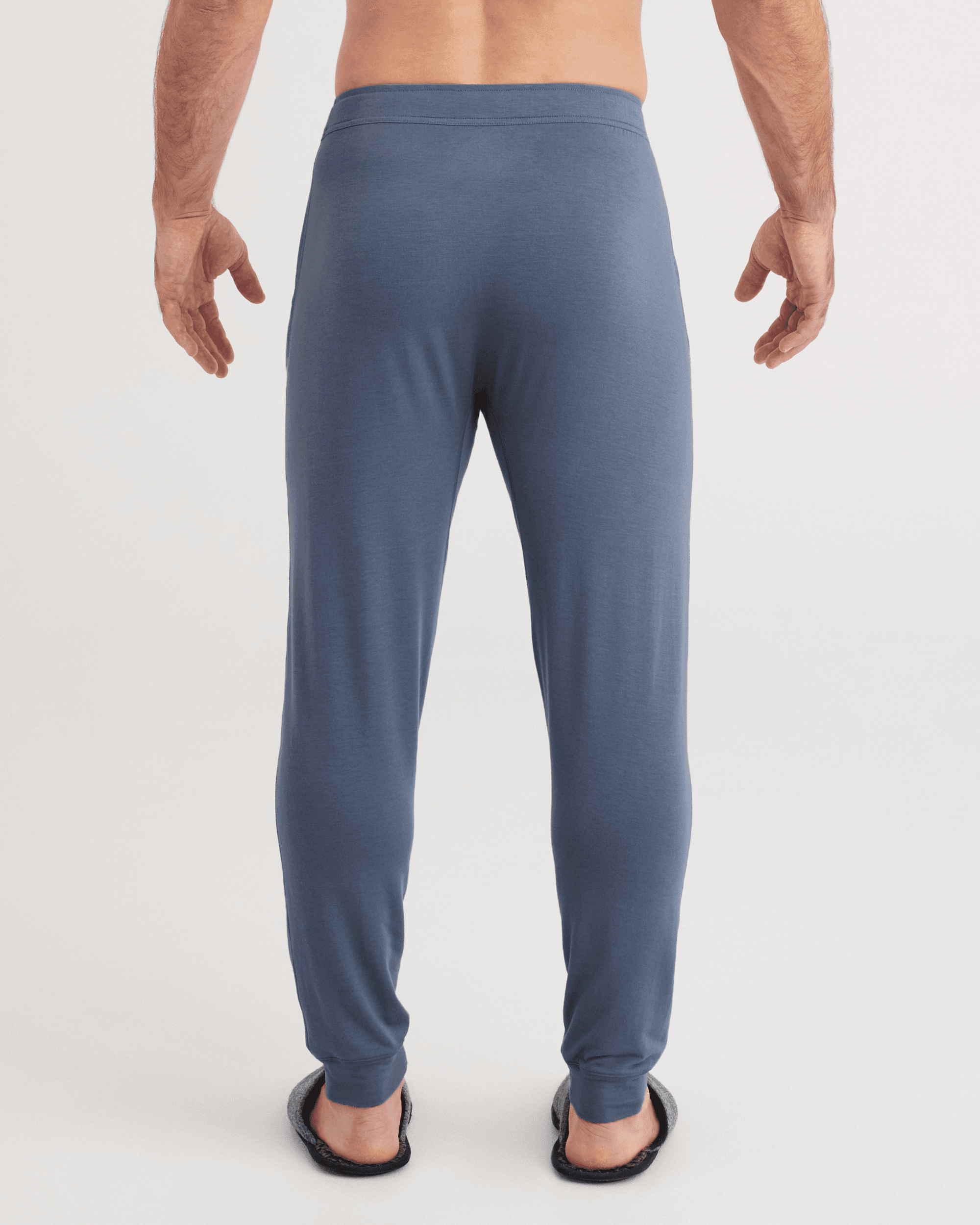 Back - Model wearing Snooze Pants in Folkstone