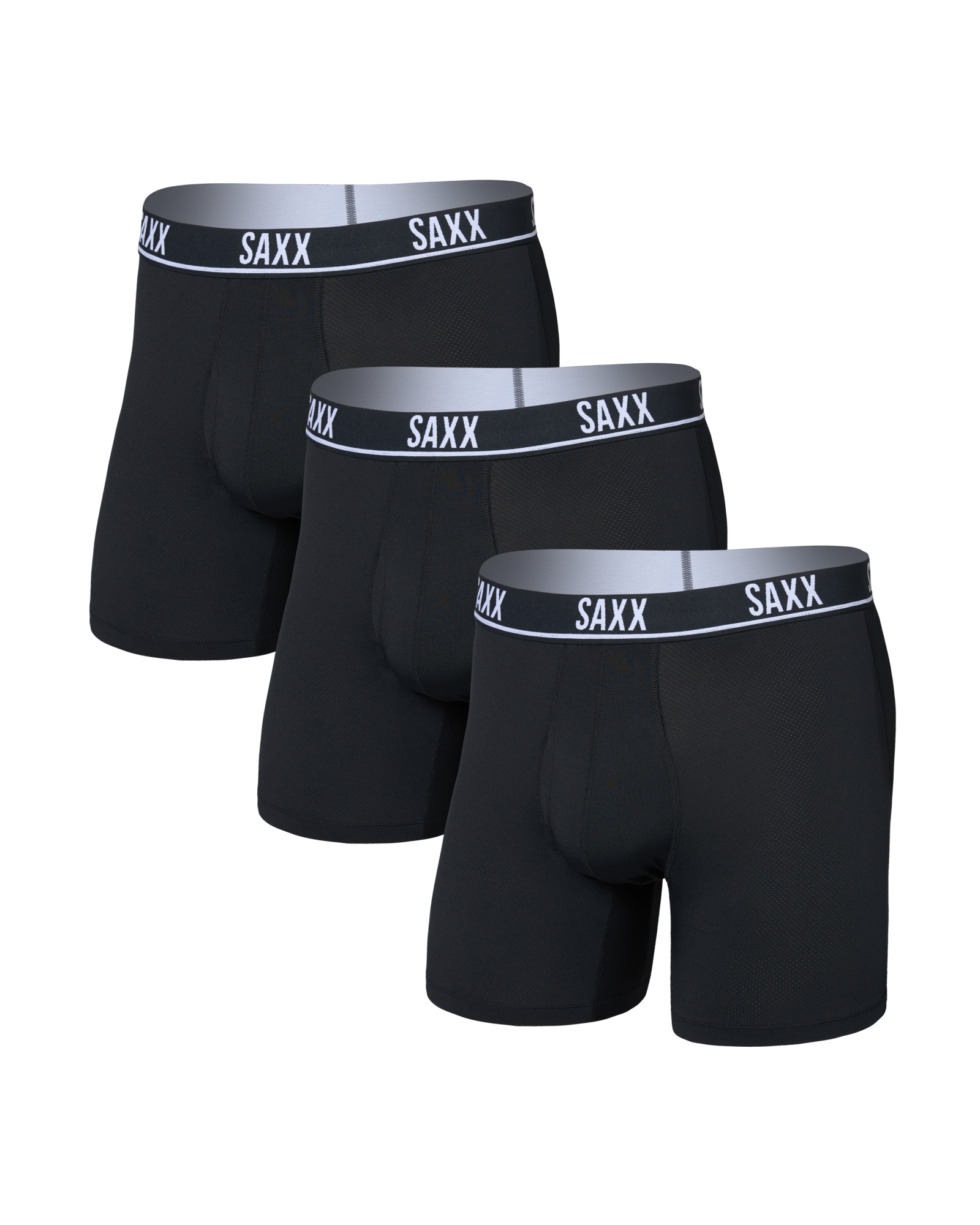 Essential Performance Mesh Boxer Brief (3 Pack) - Black | SAXX